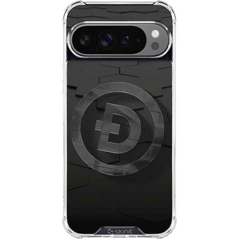 Doge Coin Textured Logo Google Pixel 10 Pro XL Clear Case